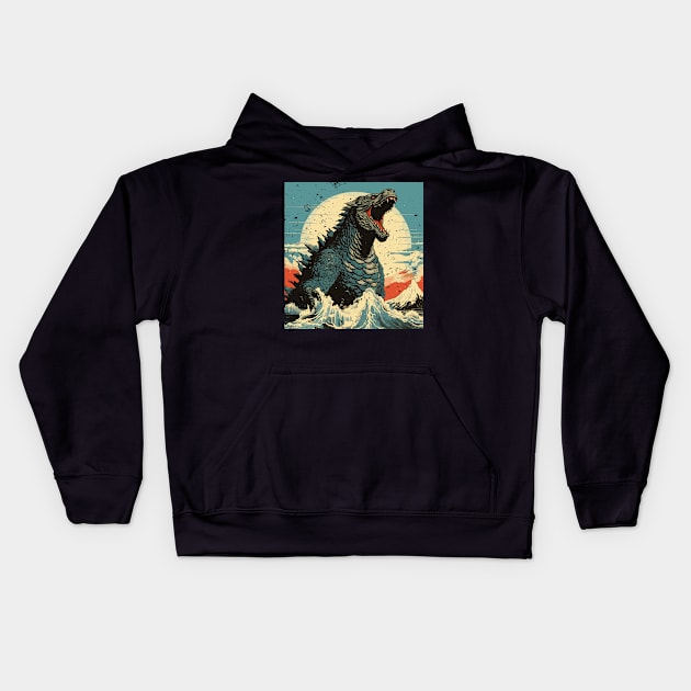 King of the monster Kids Hoodie by Yopi